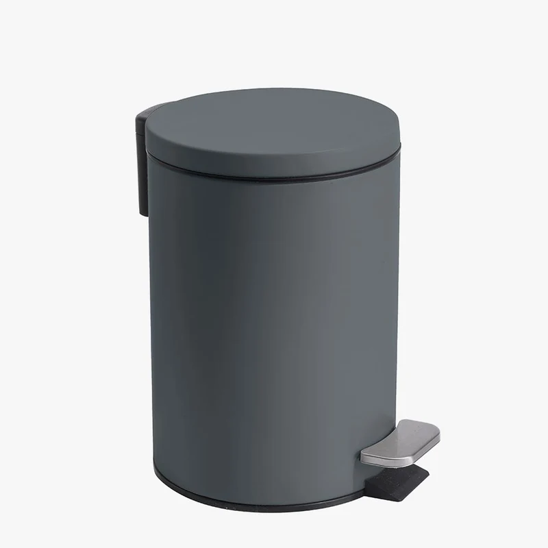 Balde do Lixo URBAN com Pedal Cinza 3L