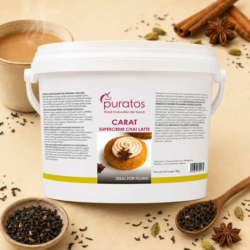 CREMA DE TÉ CHAI PURATOS CUBO 3 KILOS