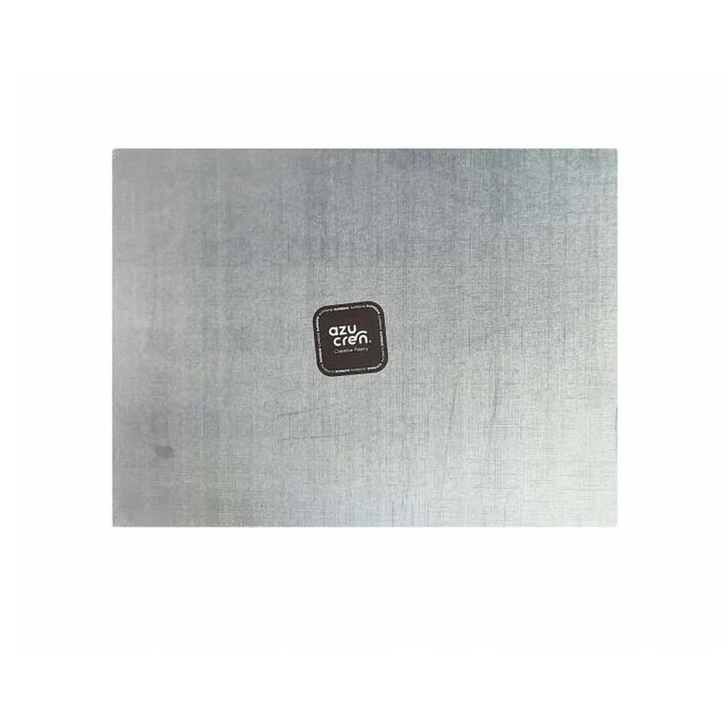 BASE TARTA RECTANGULAR PLATA 40X30X3MM