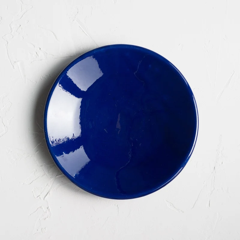Plato Llano Cerámica de Úbeda Azul