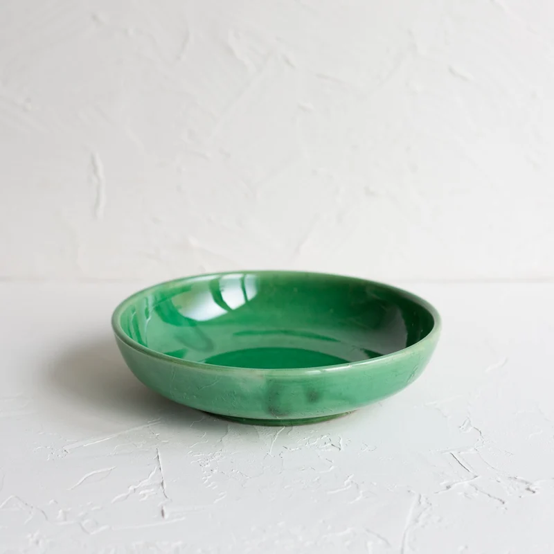 Plato Hondo Cerámica de Úbeda Verde