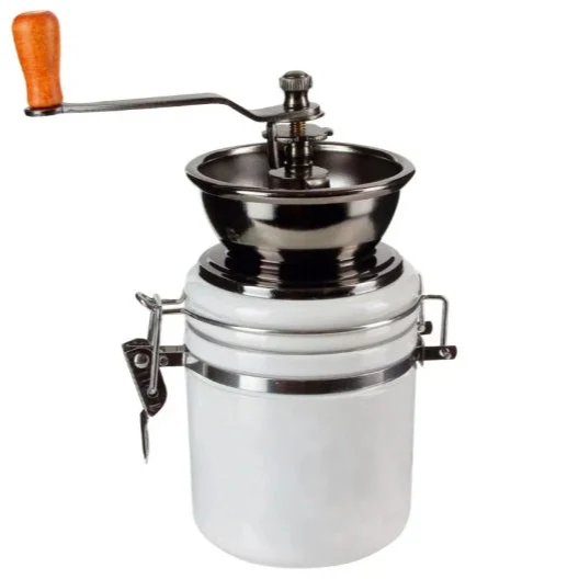 Molinillo de Café Manual Barista – Cerámica y Madera