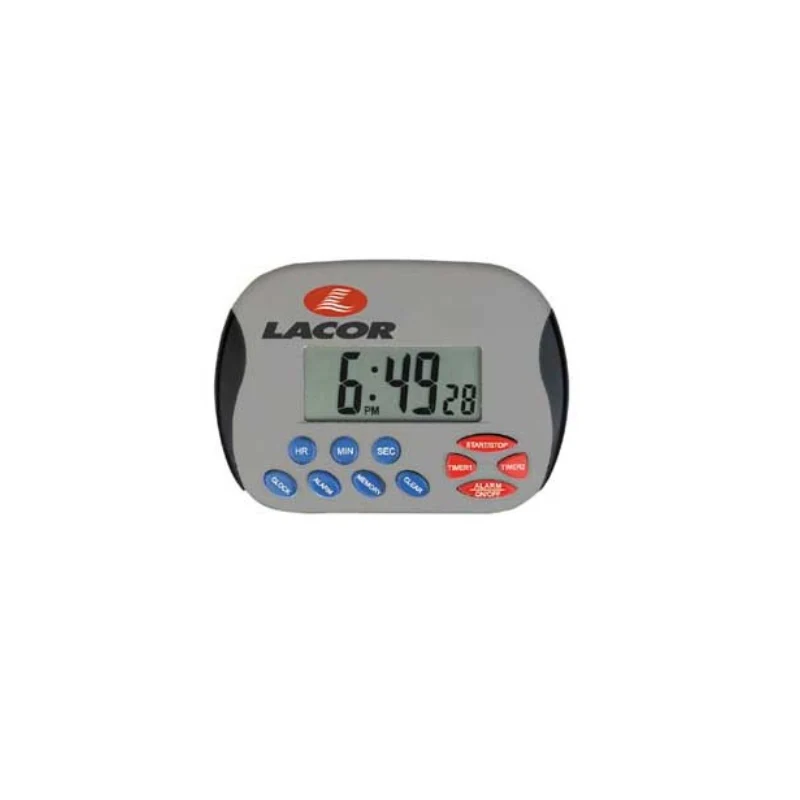 Reloj Temporizador de Cocina Lacor con Alarma Acústica y Base Magnética