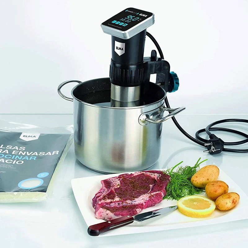 Cocedor Sous Vide Elma Cooker Clip — 1200W | Precisión ±0,1°C