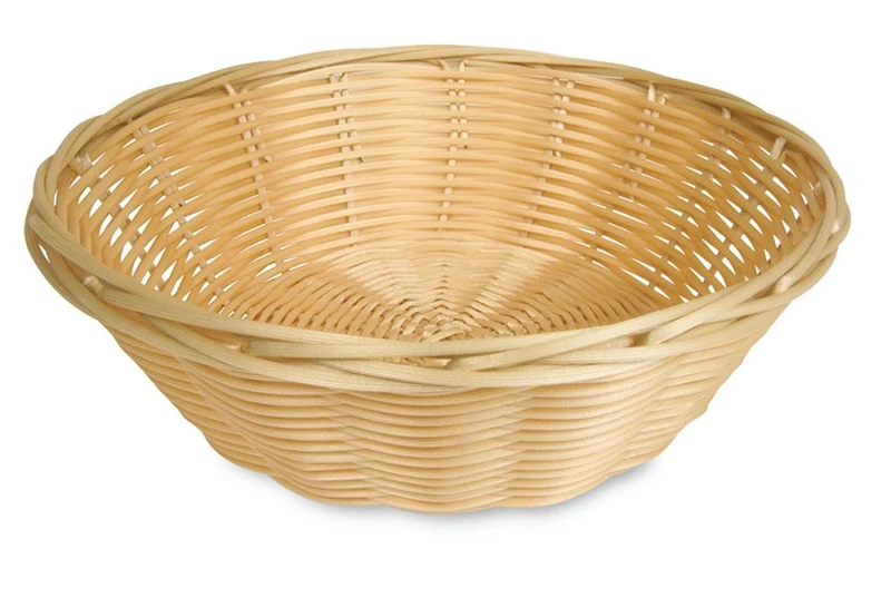CESTA REDONDA POLY RATTAN PLASTIFICADO