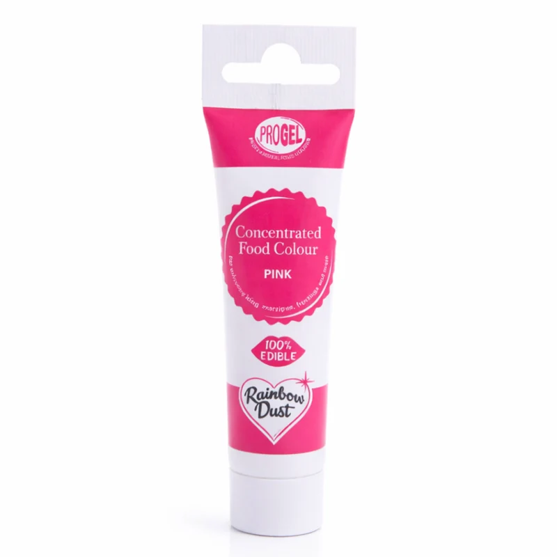 COLORANTE EN GEL PROGEL ROSA RAINBOW DUST