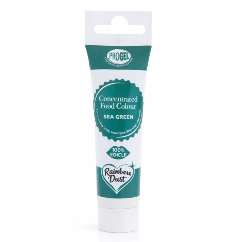 COLORANTE EN GEL PROGEL VERDE MAR RAINBOW DUST