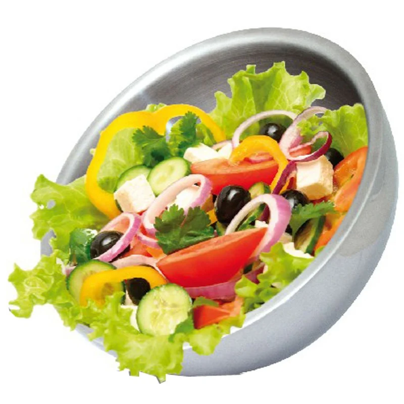 BOL INOX CON DOBLE BASE