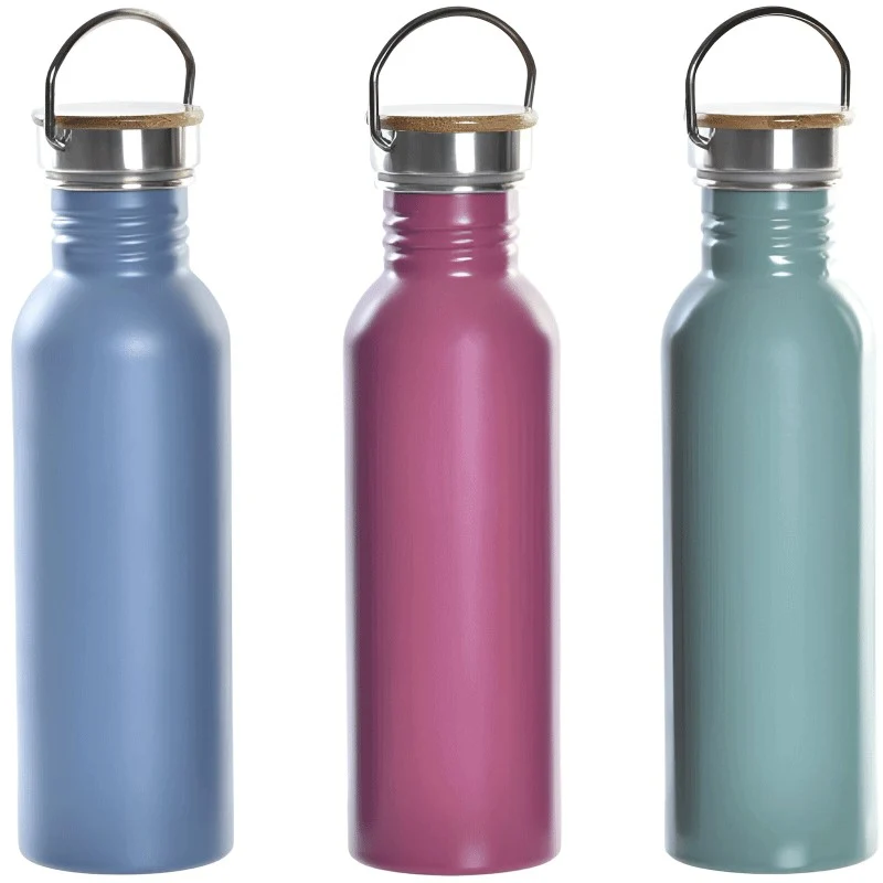 BOTELLA INOX BAMBU 800ML SURT.