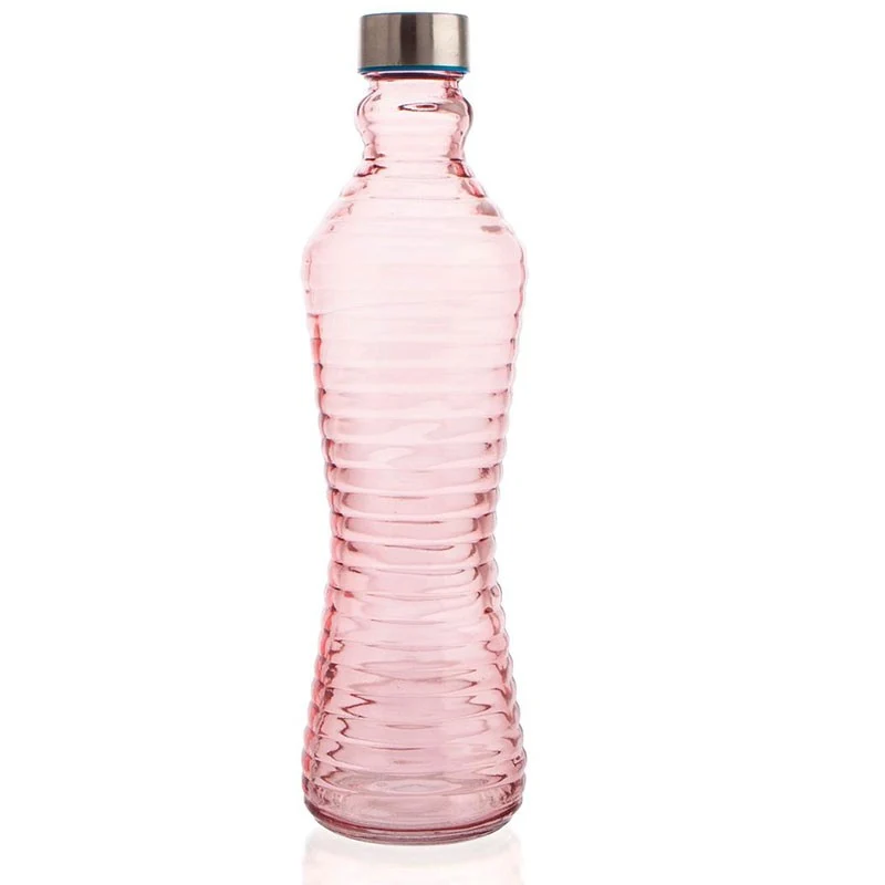 BOTELLA 1L C/T LINE ROSA QD