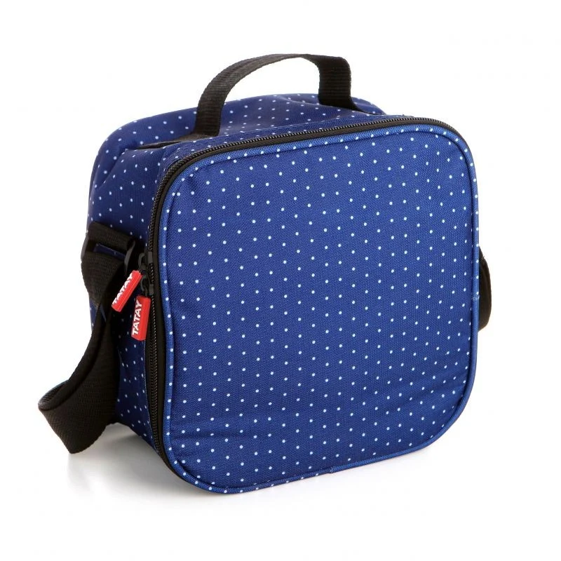 BOLSO TRANSPORTE URBAN FOOD TATAY DOTS AZUL
