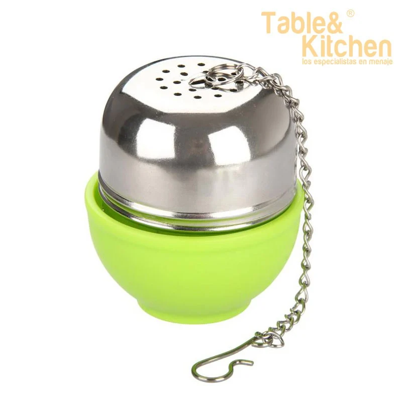 BOLA PARA INFUSIONES INOX CON SOPORTE