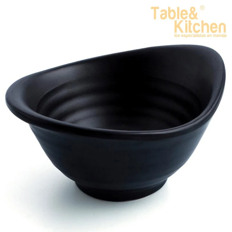 BOL OVAL MELAMINA MATE 12CM QD