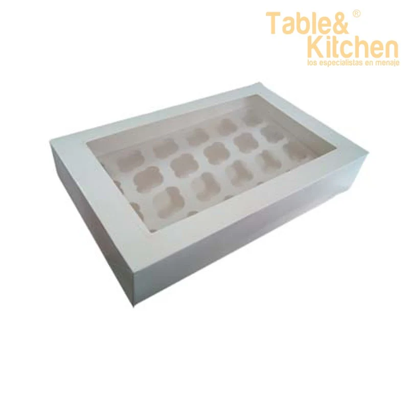 CAJA PARA 24 MINI CUPCAKE EXCELENTE AZUCREN