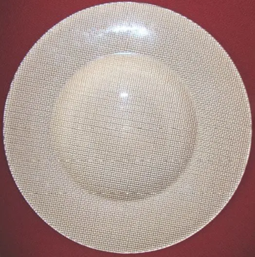 BAJO PLATO INCA METALLIC PLATA BORMIOLI