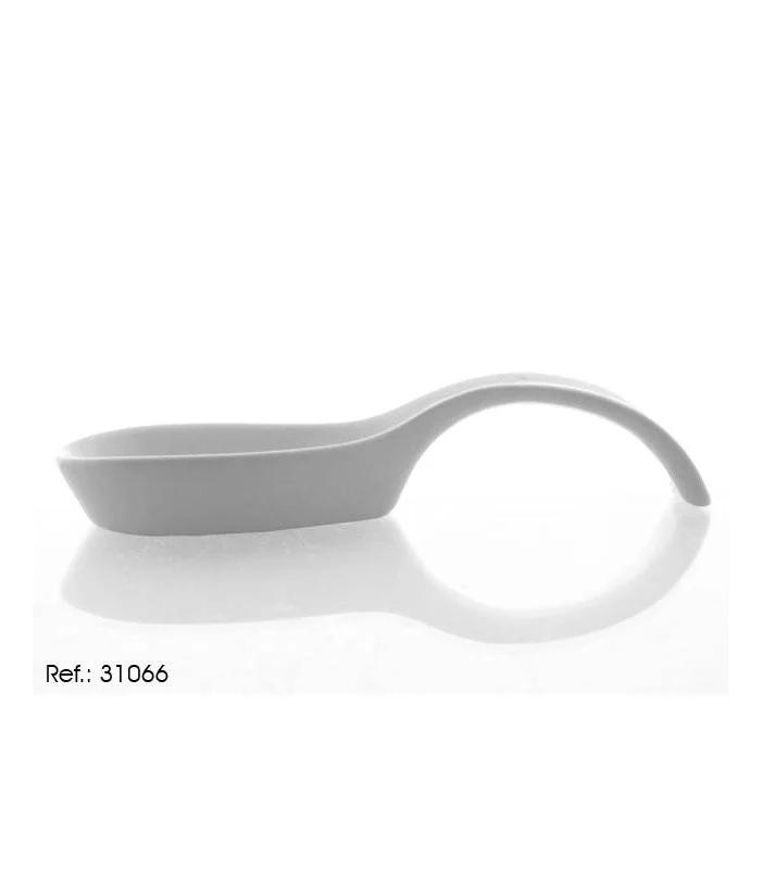 APOYA CUCHARAS PORCELANA BLANCA