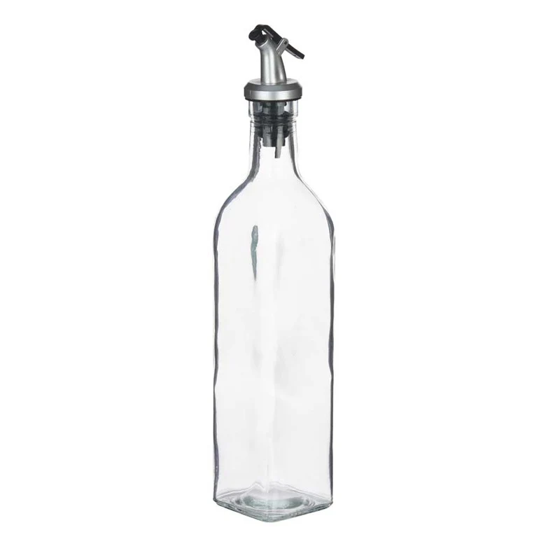 ACEITERA VIDRIO TAPON DOSIFICADOR 500 ML