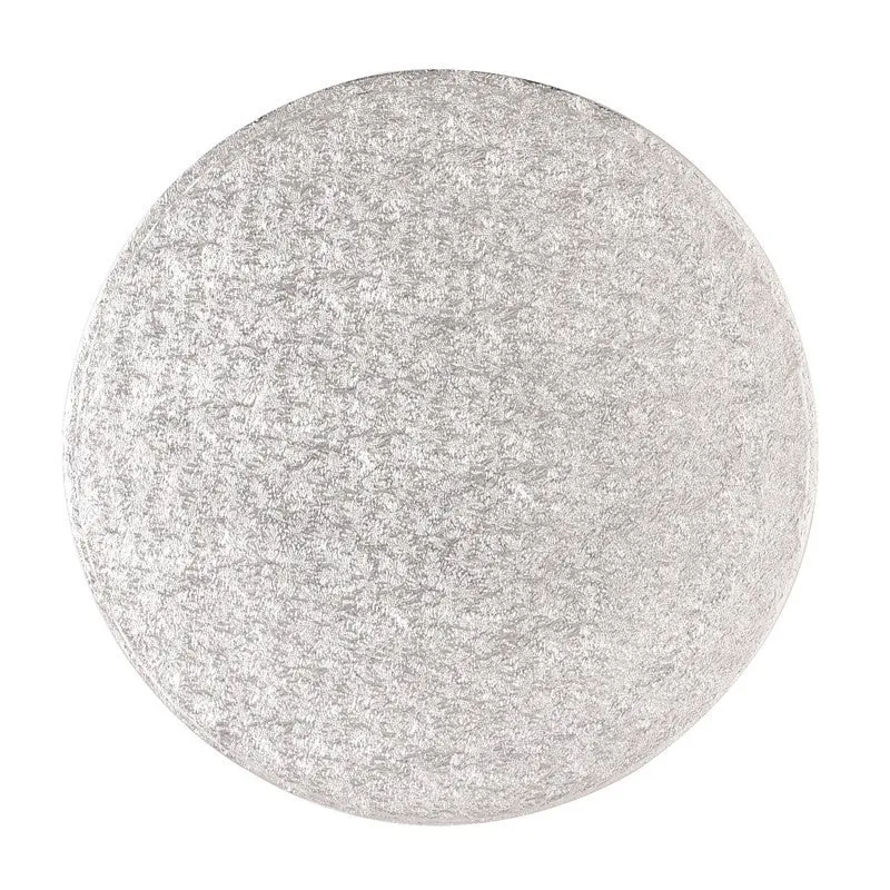 BASE TARTA REDONDA PLATA 25X3MM ALTURA