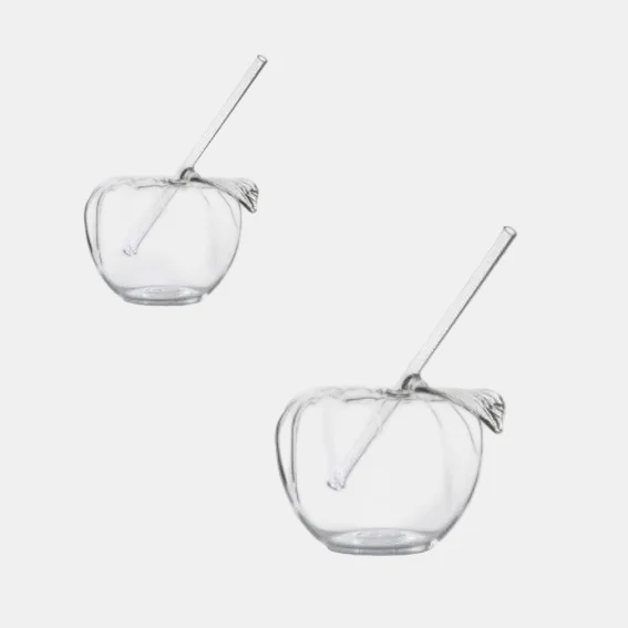 Vaso de cristal borosilicato Tomato. ø12 x 10 cm 650 ml - 1 Ud.