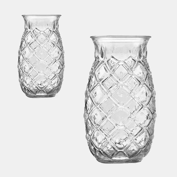 Vaso de cristal Tiki Pineapple piña 53 cl - 12 Uds.