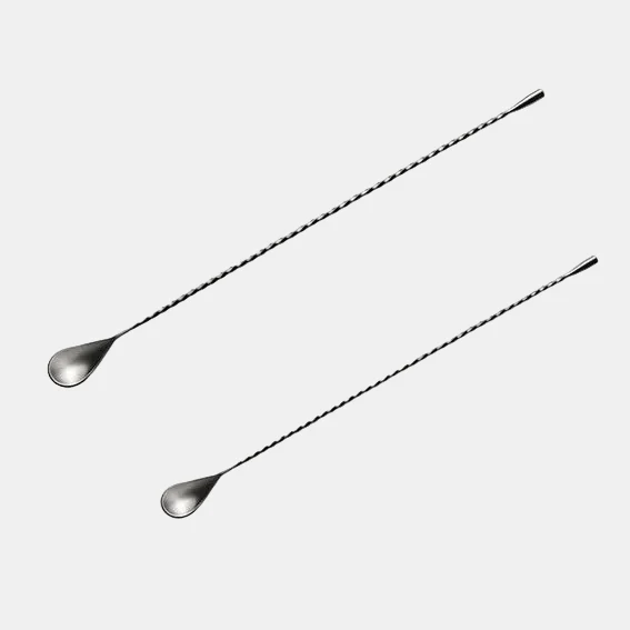 Cucharilla barman coctel acero inox para coctelería. Varias medidas - 1 Ud.