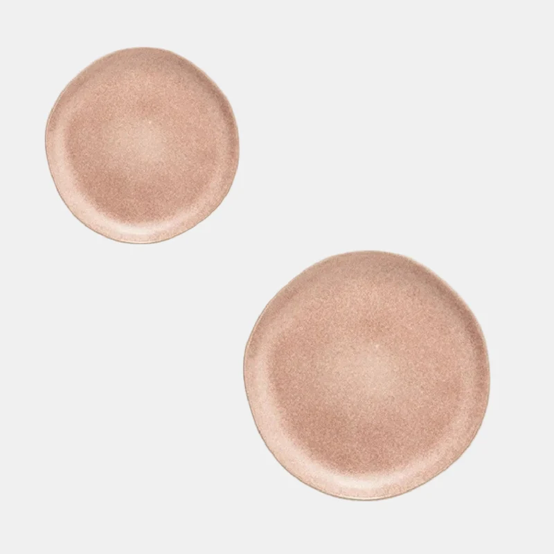 Plato Llano Livia Rosa. Varias medidas - 6 uds.