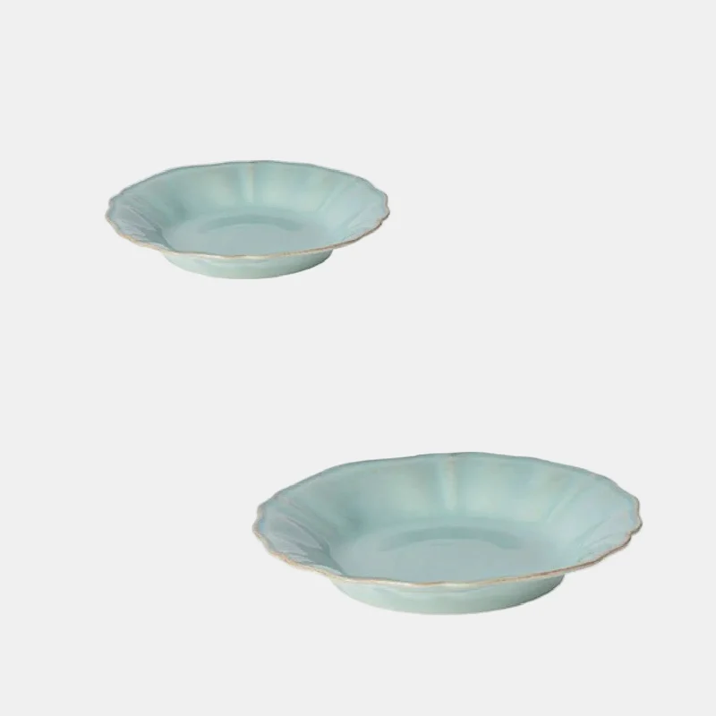 Plato Hondo de Pasta Alentejo Turquesa 24 cm - 6 uds.