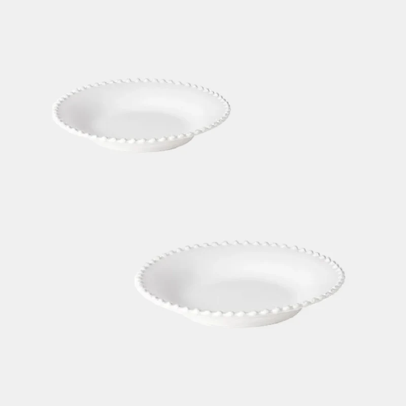Plato hondo porcelana Pearl. ø24 cm - 6 Uds.