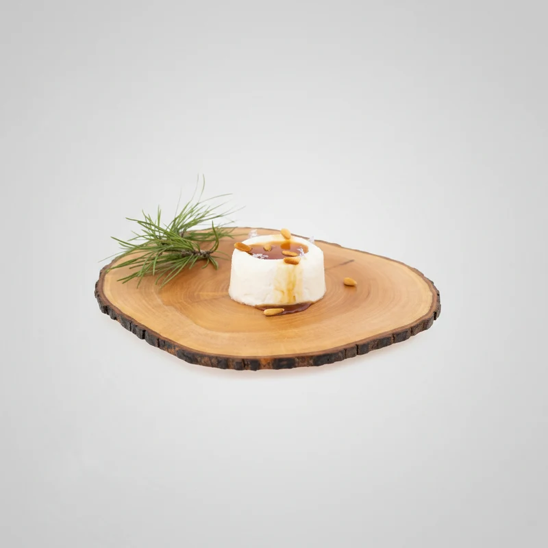Plato caoba slice ø28cm - 1 ud.
