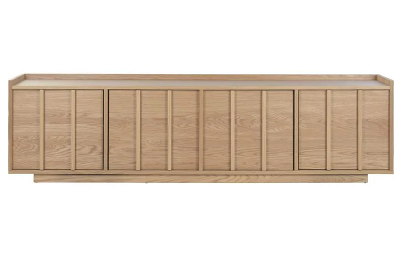 MUEBLE TV MDF 200X40X55 NATURAL
