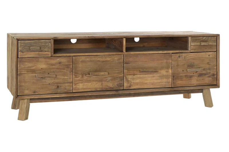 MESA TV PINO 180X48X65 ENVEJECIDO NATURAL