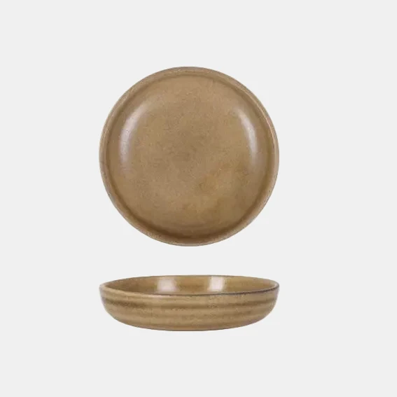 Bowl de porcelana Aljarafe marrón. Varias medidas y unidades.