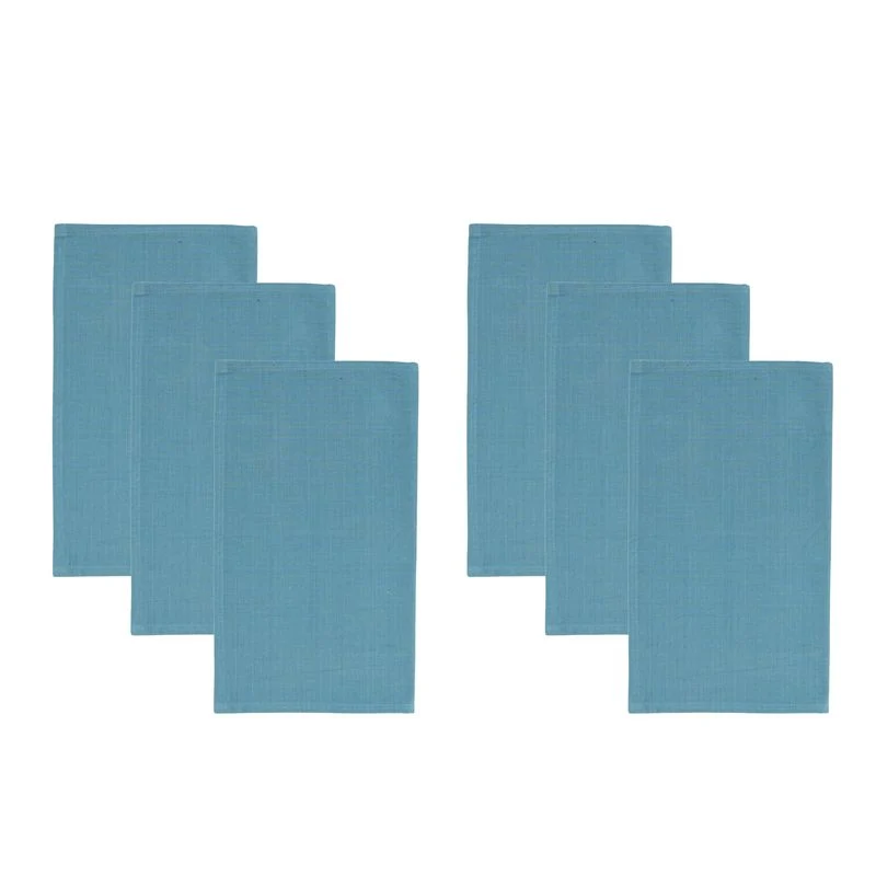 JUEGO DE 6 SERVILLETAS AZUL