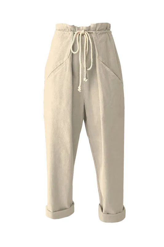 PANTALONES ORIGAMI BEIGE