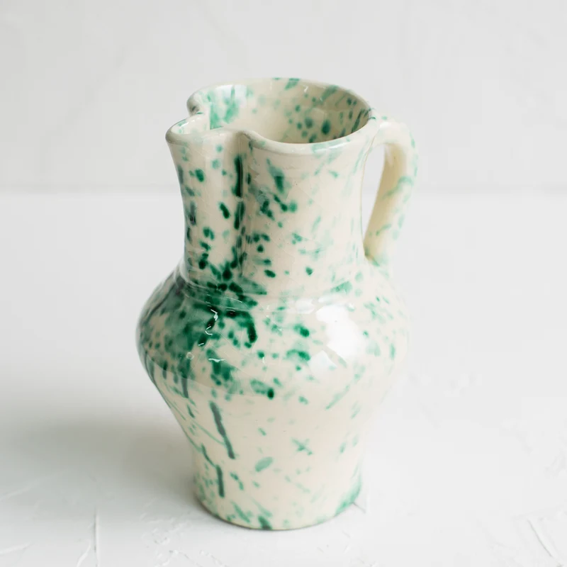 Jarrita Cerámica de Úbeda Pintas Verdes