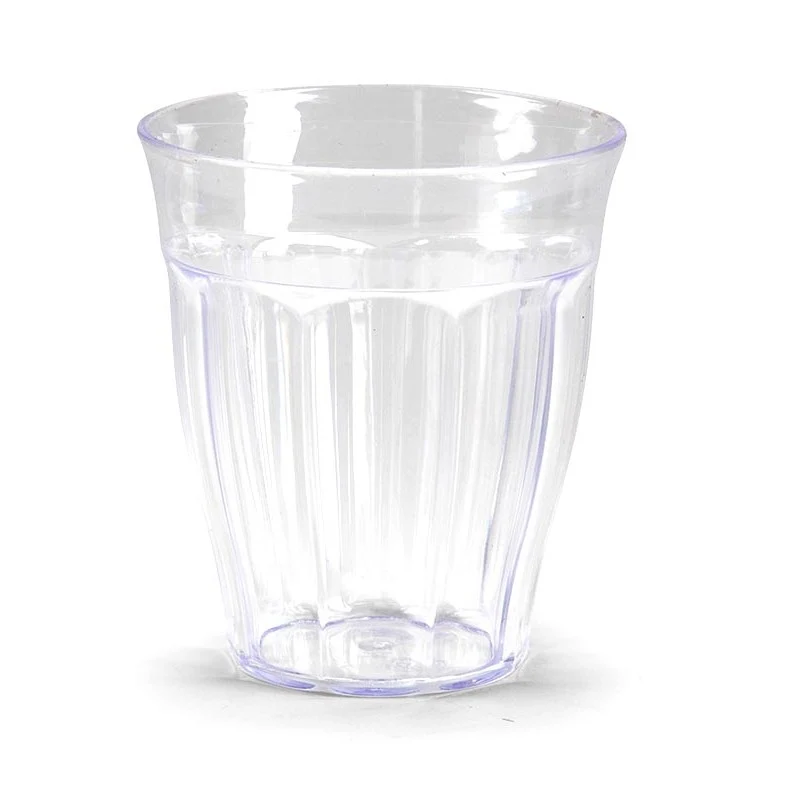 VASO AGUA 250 ML. TRANSPARENTE PLASTICFORTE