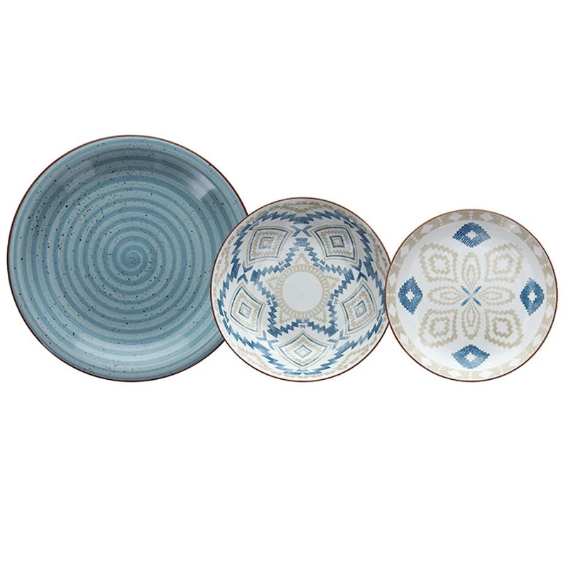 VAJILLA STONEWARE 18 PZ. METRO. CASABLANCA