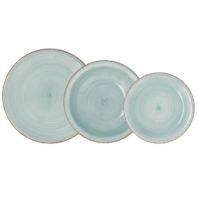 VAJILLA 18 PIEZAS GRES AQUA VITA QUID