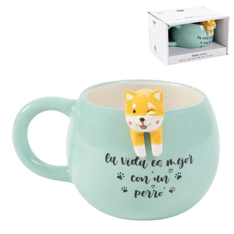 MUG 400ML FIGURA PERRO