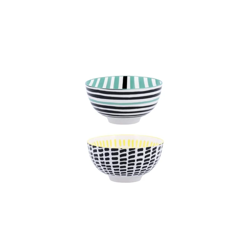 BOWL PORCELANA ZIG ZAG PEQUEÑO