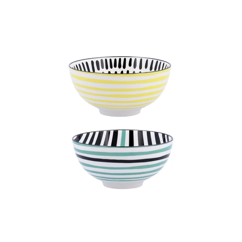 BOWL PORCELANA ZIG ZAG