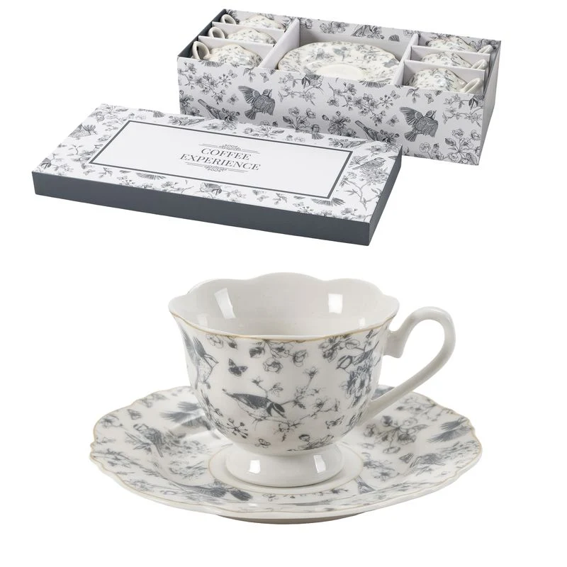 JUEGO CAFE 6X90ML VERSALLES