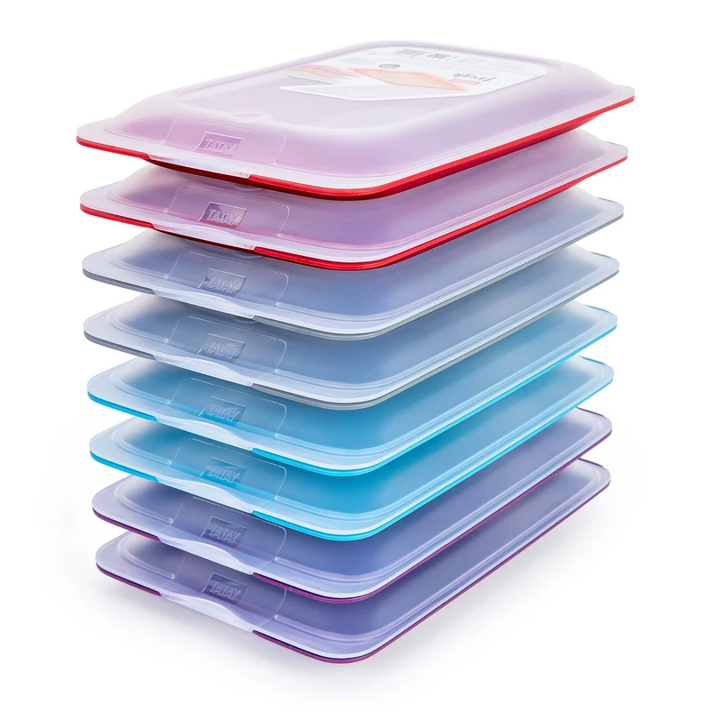 TATAY Fresh - Lote de 8 Recipientes Porta Embutidos y Alimentos. Colores Practic 22b