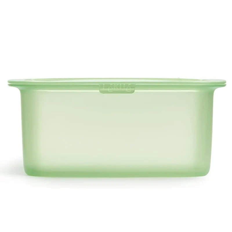 TUPPER SILICONA REUTILIZABLE VERDE LEKUE 1LITRO