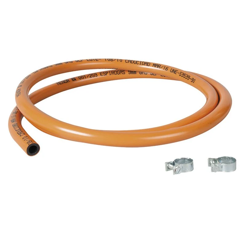 GOMA PARA GAS BUTANO 150 CM + 2 ABRAZADERAS