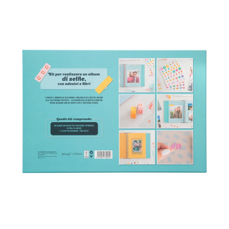 Kit per realizzare un album foto di selfie - La no