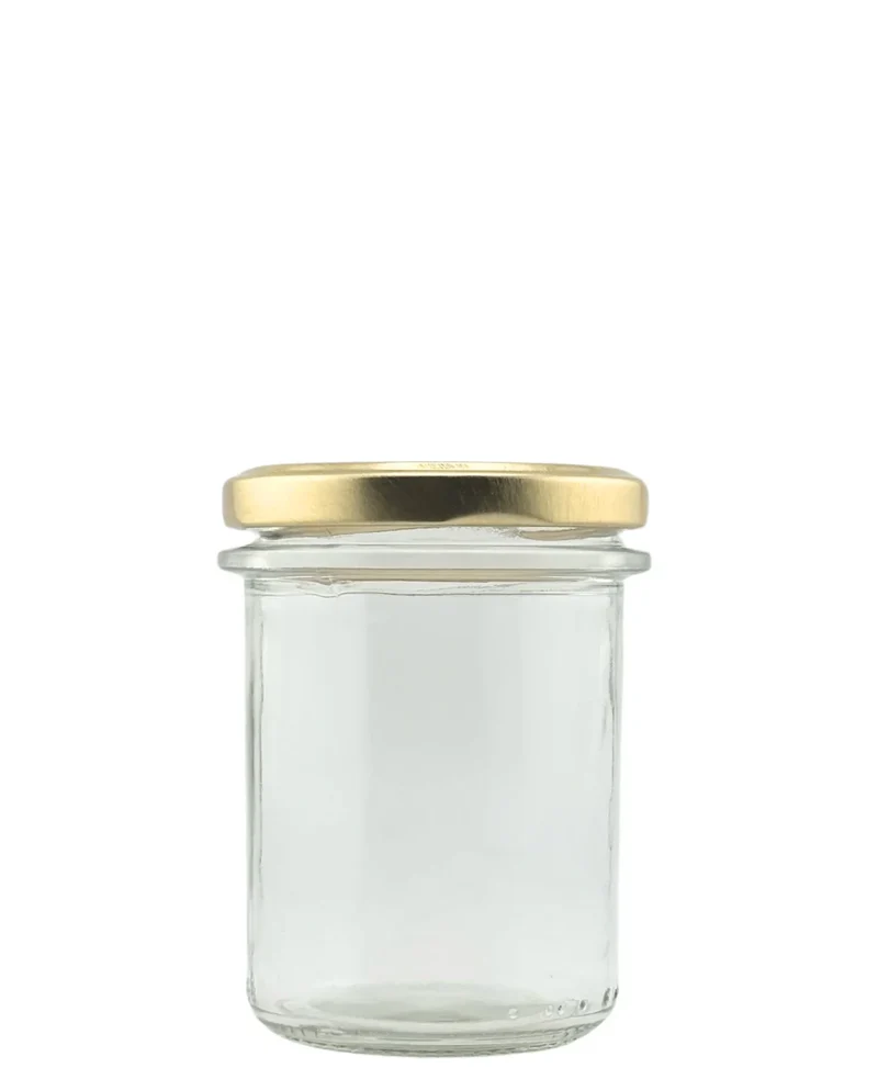 🫙 Tarro de Cristal Recto 214 ML Twist-Off 66