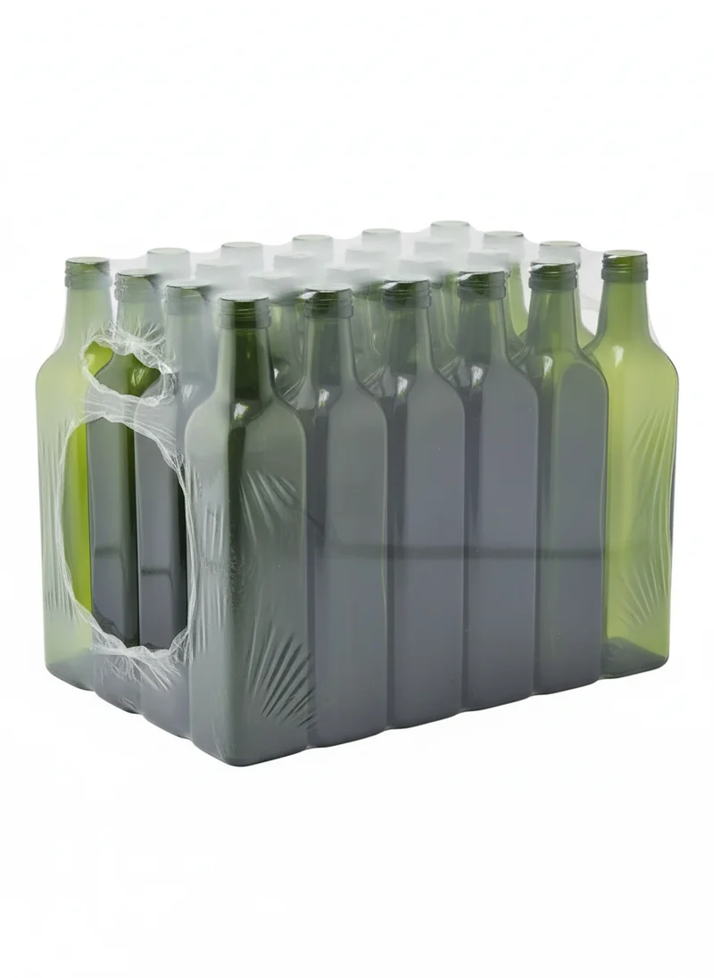 🫒Botella de Cristal Marasca 750ml Verde Pilfer 31,5