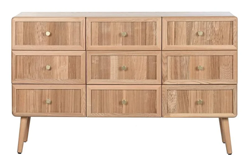 COMODA PINO MDF 120X34X75 NATURAL