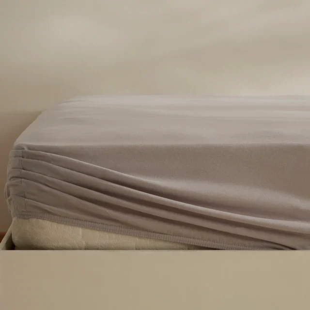 Karaca Home Jersey Fitted Çarşaf, 120x200+30 cm, Gri